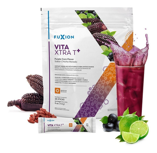 Fuxion Vita Xtrat+ Chicha Energía Vitamínico Natural Nutre