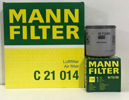 Kit 2 Filtros Mann Para Volkswagen Polo Cola Corta 2018 