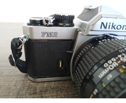 Nikon Fm2 Com Lente Nikkor Af 35-80mm