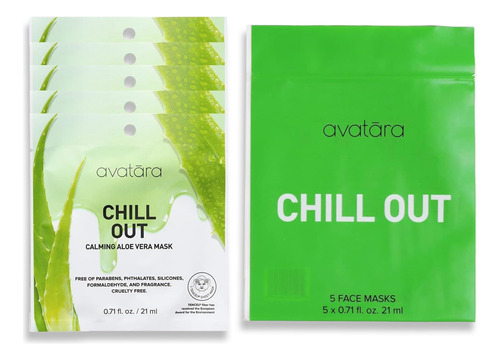 Avatara - Mascarilla Facial Chill Out Sheet, Mascarilla Hidr