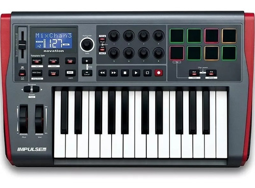 Teclado Controlador Midi Usb Novation Impulse 25