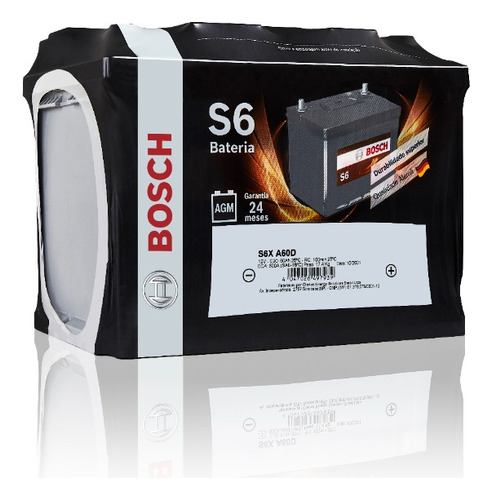 Bateria Bosch Agm 60ah Start Stop Creta Hb20 Cronos