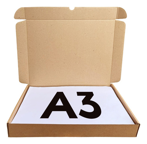 5 Caixas De Papelão - Tamanho A3 - 42,5x30,5x5,5