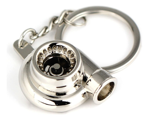 Llavero Turbina Turbo Autos Souvenirs Color Plata