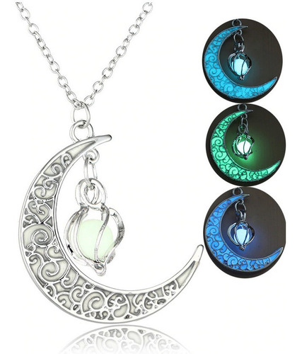 Collar Luna Lágrima Luminoso Glow Mujer Game Of Thrones