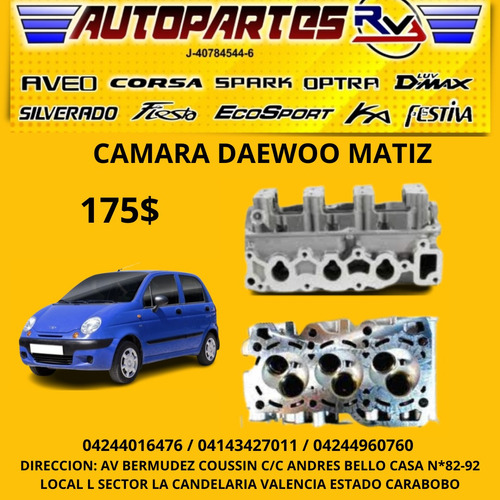 Camara Daewoo Matiz Damas Tico