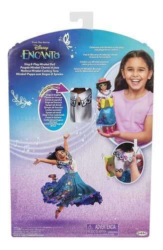 Imagen 5 de 5 de Disney Encanto Mirabel Canta y toca Jakks 219534