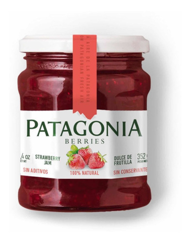Mermelada Patagonia Berries De Frutilla Sin Tacc X 352 Grs
