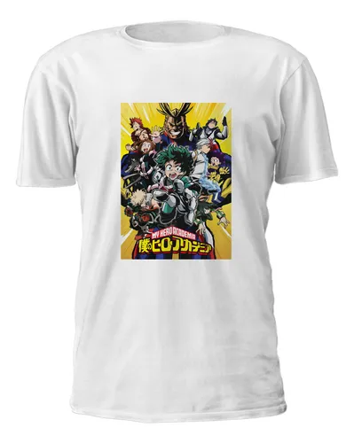 comprar My Hero Academia Todos Los Personajes Remera Friki Tu Eres comprar My Hero Academia Todos Los Personajes Remera Friki Tu Eres