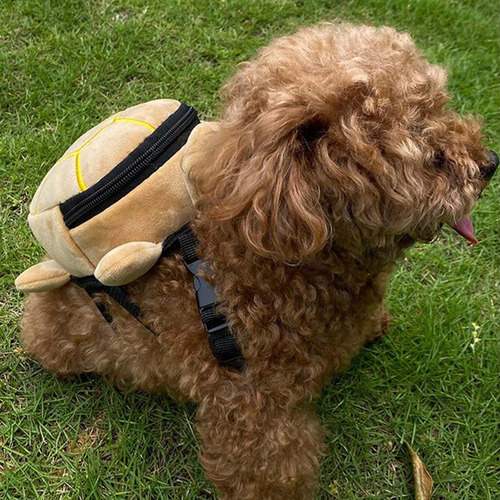 Mochila Para Perros Mochila Con Arnés Amarillo Claro