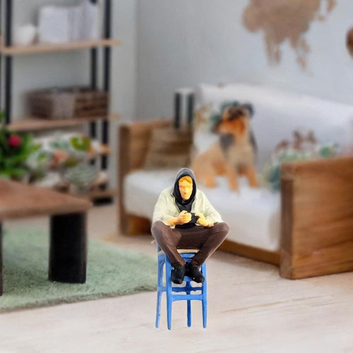 Conjunto De Figuras De Hombres En Miniatura Para Azul