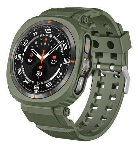 Capa De Tpu E Alça Para Samsung Galaxy Watch 7 Ultra Cor