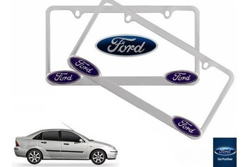 Par Porta Placas Ford Focus 2.0 2006 Original