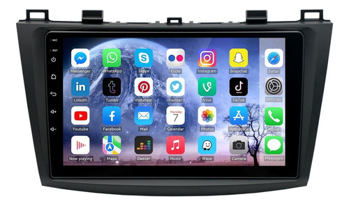 Auto Estéreo Android Carplay Cámara Para Mazda 3 11-19 Ips