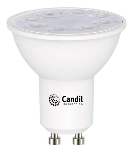 Lampara Dicroica Led 7w Candil Blanco Calido Frio Neutro