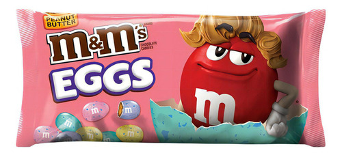 M&m's Chocolates Pascua Huevitos Peanut Butter Lunetas