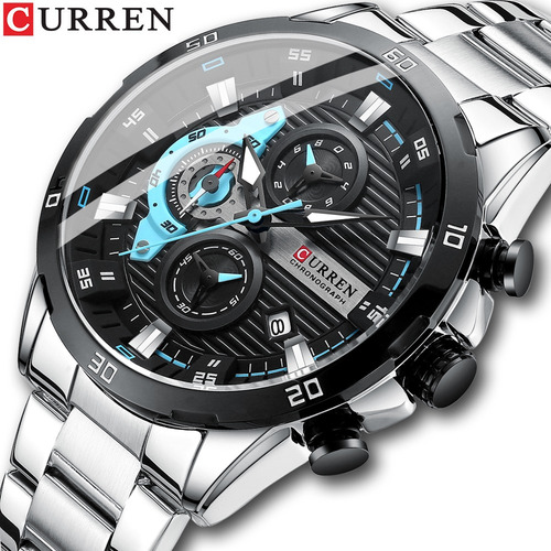 Imagen 2 de 10 de Reloj Hombre Curren 8402