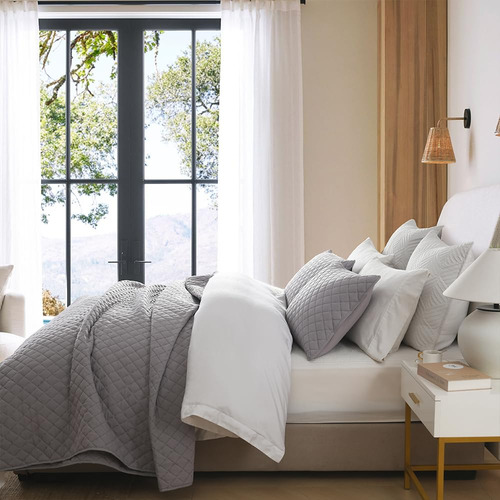 Juego De Colcha Reversible Para Cama King Size, 3 Piezas
