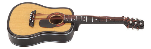 Modelo De Guitarra De Madera En Miniatura Exquisite Mini Mus