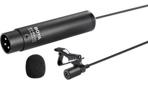 Microfono Boya By-m4od Corbatero Omni Conector Canon Xlr