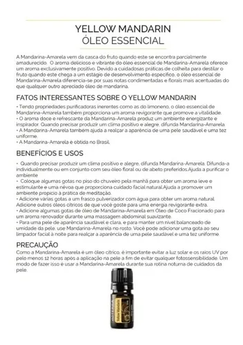 Yellow on sale mandarin doterra