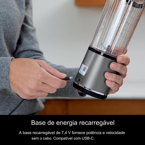 Ninja Blast Liquidificado Portátil Mini Sem Fio Recarregável