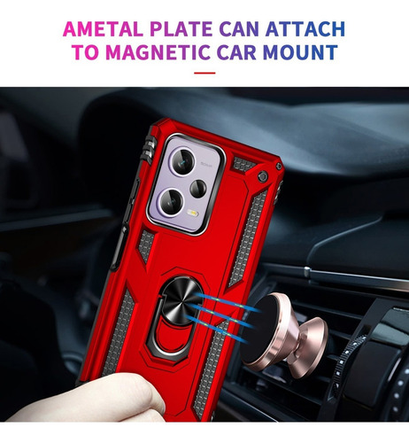Xiaomi Redmi Note 12 Pro 5g Carcasa Antishock Armor Anillo
