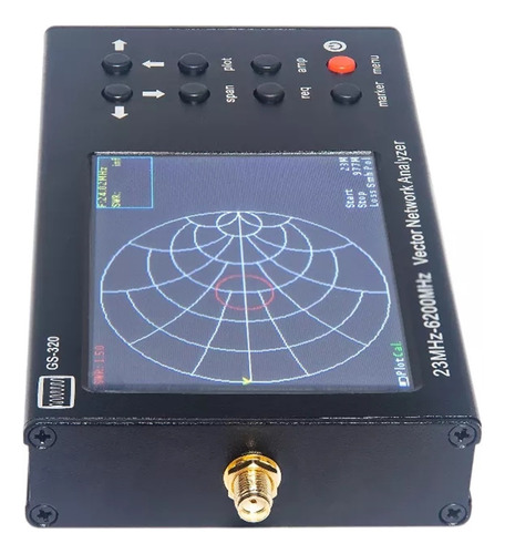 23-6200mhz Portátil Vna Swr 6g Reflectómetro De Analizador