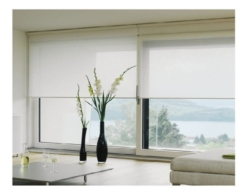 Cortinas Roller En Screen Blanco - Se Realizan A Medida