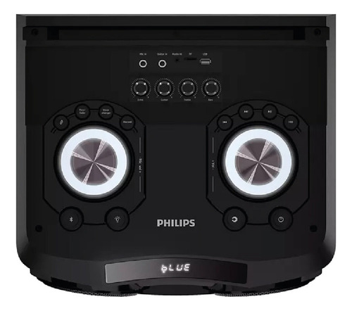 Parlante Philips Usb, 400w, Dbb Y Luces, Torre De Sonido