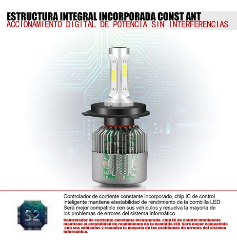 Kit De Faros Delanteros Led Para Nissan Tiida 2007-2015 H4/9
