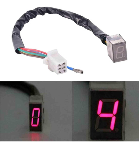 Indicador De Motocicleta, Led De 5 Velocidades, Medidor De