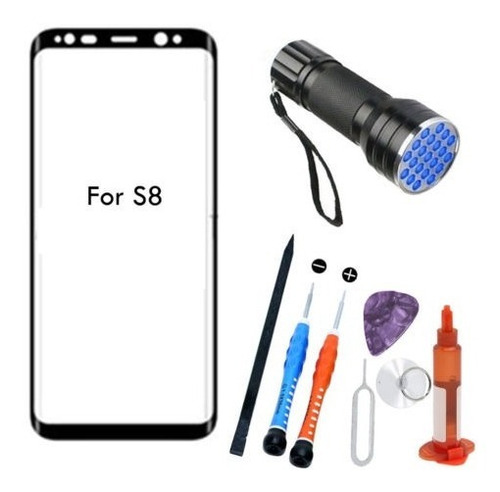 Para Samsung S8 G950 Lente De Cristal De La Pantalla Táctil 