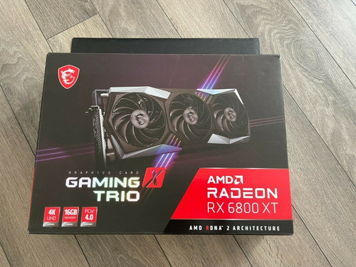 Imagen 7 de 7 de Nuevo Msi Amd Radeon Rx 6800 Xt Gaming X Trio 16gb Gddr6