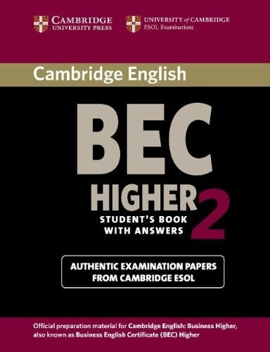 Bec Higher 2 Students Book With Anwsers