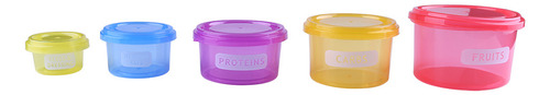 Recipiente De Almacenamiento J Food Box Prep, 7 Piezas, Plan