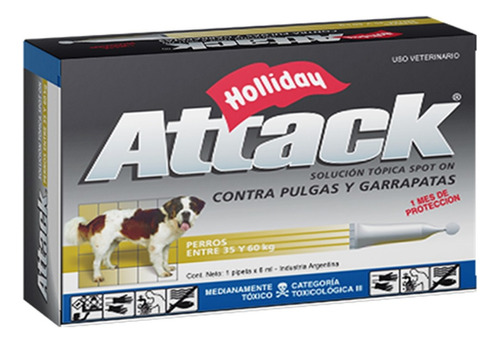 Attack Perros De 35 A 60 Kg 6 Ml