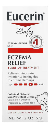 Eucerin Baby Eczema Relief Alivio De Dermatitis Y Eccema 57g