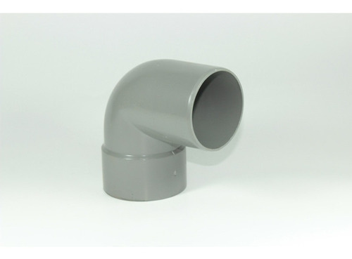 Codo 90° 75 Mm Pvc Sanitario Gris Udle04 3 Uni