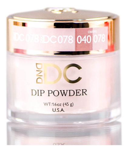 Dip Powder Dnd Dc Rose Beige (078) Para Uñas