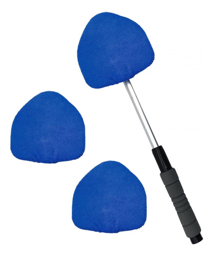 Limpiador De Vidrio Mini Duster Para Ventana De Azul