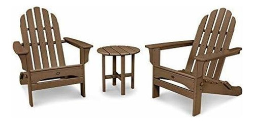 Trex Outdoor Furniture Cape Cod Plegable Adirondack Set C