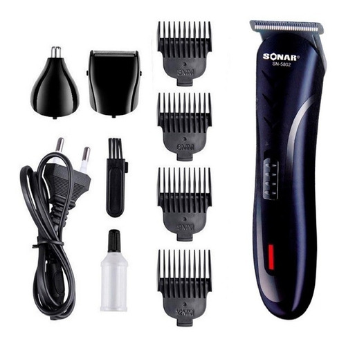 Maquina Corta Cabello Barba Afeitadora Recargable Sonar