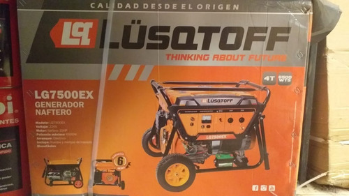 Grupo Electrogeno Generador 6500 Wats Lusqtoff Lg7500ex