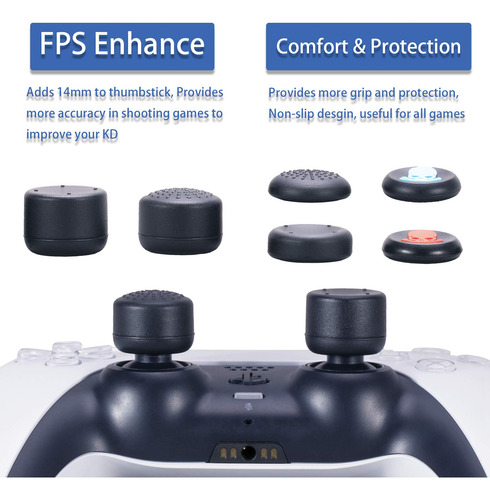 Funda Protectora Silicona Morada Para Control Ps5 Dualsense