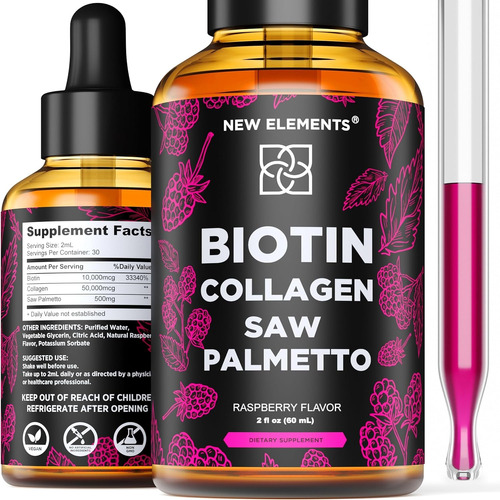 Colágeno Mas Biotina 15000 Mcg | Gotas | Extrafuerte | 60ml