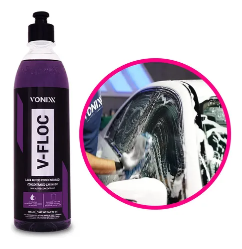 V-floc Shampoo Automotivo Neutro Concentrado 500ml Vonixx