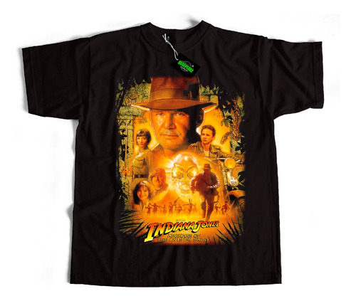 Remera Película Indiana Jones Estampa Grande Calidad Premium