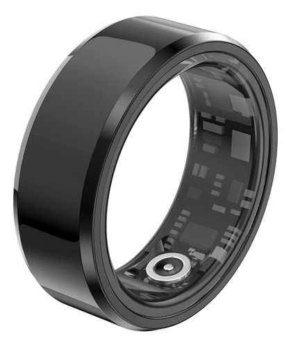 Anillo Smart Inteligente Sr01 Negro Talle 10 Deportes Dimm
