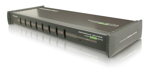 Miniview Ultra 8 Puerto Kvm Switch Gris